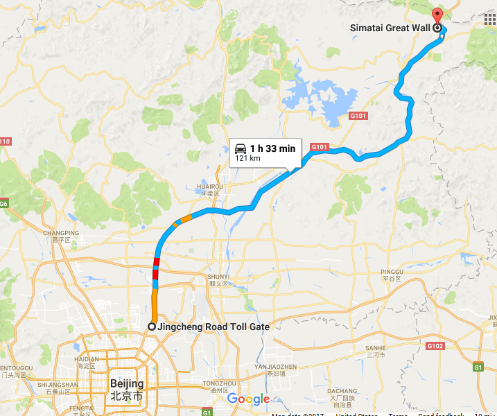 taxi to great wall of china, mutianyu, jiankou, hike through, xizhazi, car rental with english driver, cab, day tour, simatai great wall at gubei water town